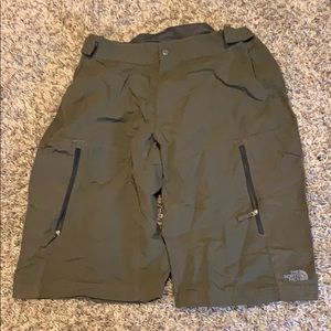 The north face mountain bike shorts olive medium